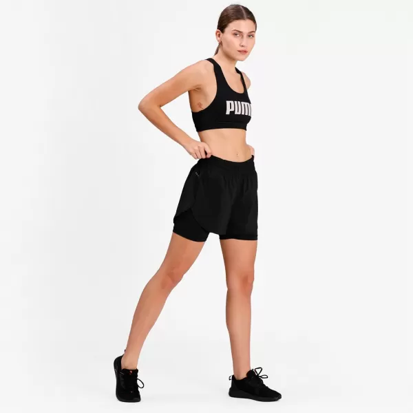  Ženski grudnjak PUMA MID IMPACT 4KEEPS GRAPHIC BRA PM 520306-91 CRNA 