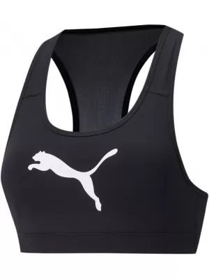 Ženski grudnjak PUMA MID IMPACT 4KEEPS GRAPHIC BRA PM 520306-90 CRNA
