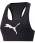 Ženski grudnjak PUMA MID IMPACT 4KEEPS GRAPHIC BRA PM 520306-90 CRNA