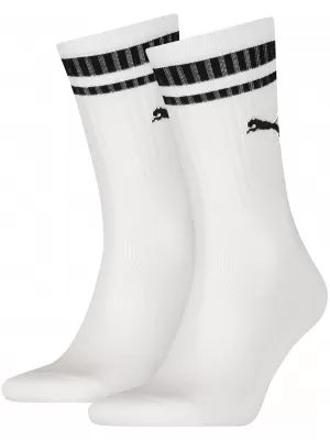 Čarape PUMA CREW HERITAGE STRIPE 2P UNISEX 90794402 BIJELA