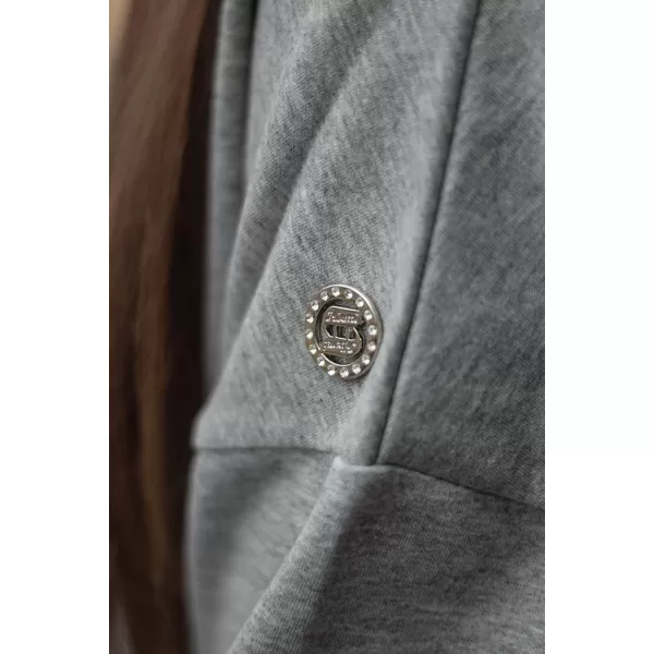  Ženski sweatshirt KIXMI PAIGE SVIJETLO SIVI ODSJAJI 