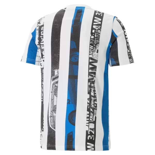  Muška majica kratkih rukava PUMA BMW MMS STRIPED TEE 538139-02 BIJELA 