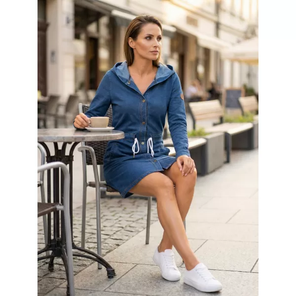  Ženski sweatshirt KIXMI PENINI TAMNO PLAVA 