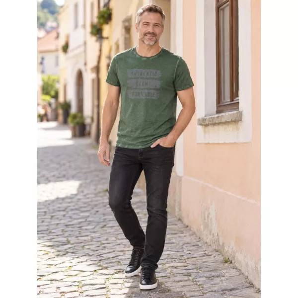  Muška majica kratkih rukava KIXMI PAUL ZELENA 
