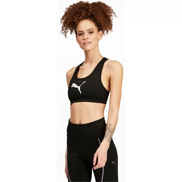  Ženski grudnjak PUMA MID IMPACT 4KEEPS GRAPHIC BRA PM 520306-90 CRNA 