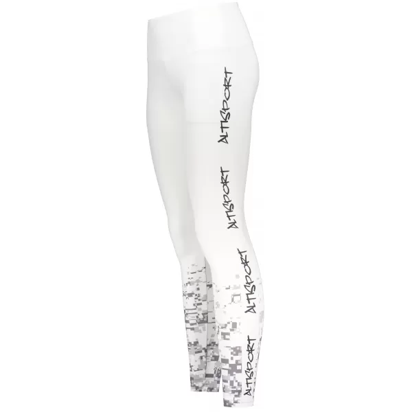  Ženske duge premium tajice ALTISPORT SWE/ALW02S04 BIJELO SIVA 