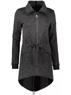 Ženski sweatshirt ALTISPORT AGNES CRNO