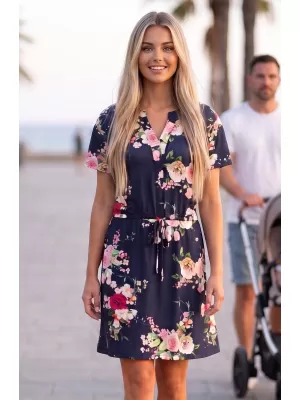 Haljina KIXMI POLLY TAMNO PLAVA