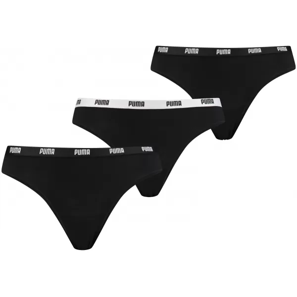  Ženske gaćice PUMA STRING 3P PACK 90759002 CRNA 