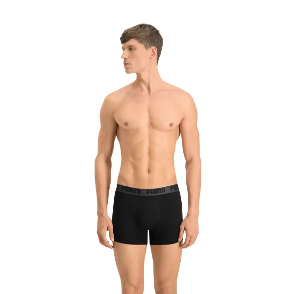  Muške bokserice PUMA BASIC BOXER 2P 88886958 CRNO/CRNO 