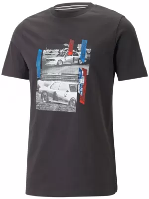 Muška majica kratkih rukava PUMA BMW MMS CAR GRAPHIC TEE 538140-01 CRNA