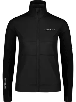 Ženska softshell jakna NORDBLANC FJORD NBSSL7657 CRNA