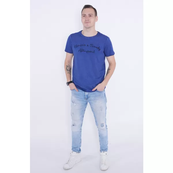  Muška majica kratkih rukava ALTISPORT ANDREW PLAVA 