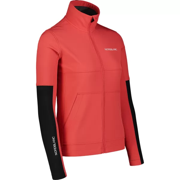  Ženska softshell jakna NORDBLANC FJORD NBSSL7657 CRVENI KORALJ 
