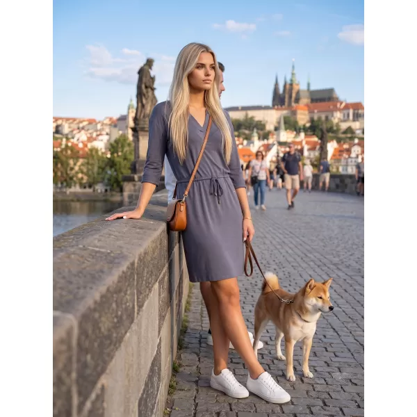  Haljina ALTISPORT ANIKA TAMNO SIVA 