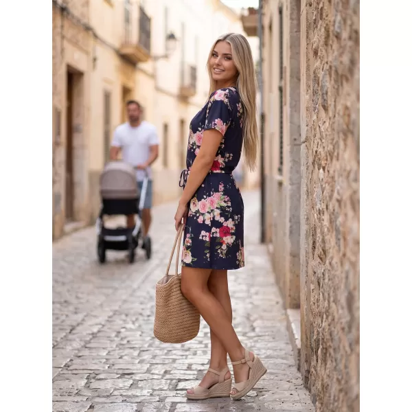  Haljina KIXMI POLLY TAMNO PLAVA 
