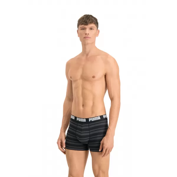  Muške bokserice PUMA HERITAGE STRIPE BOXER 2P 90783805 CRNA 