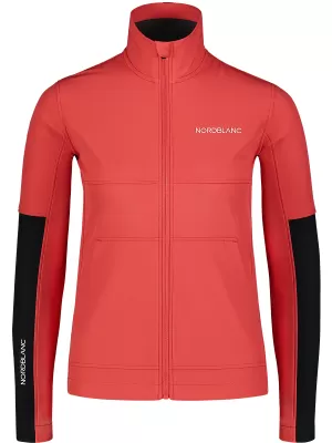 Ženska softshell jakna NORDBLANC FJORD NBSSL7657 CRVENI KORALJ