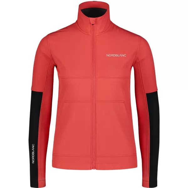  Ženska softshell jakna NORDBLANC FJORD NBSSL7657 CRVENI KORALJ 