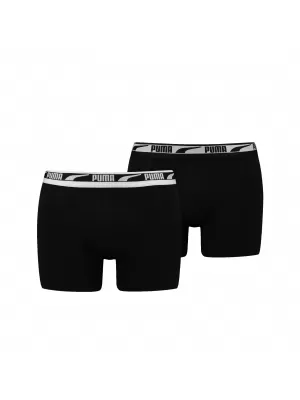 Muške bokserice PUMA MEN MULTI LOGO BOXER 2P 93804701 CRNA