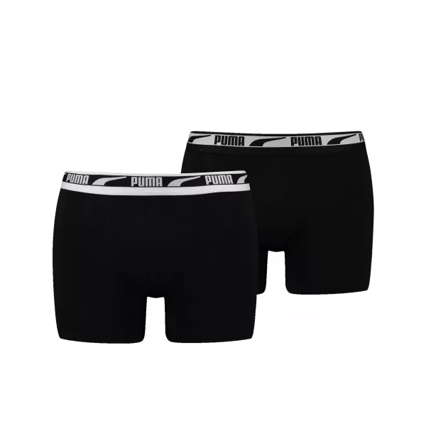  Muške bokserice PUMA MEN MULTI LOGO BOXER 2P 93804701 CRNA 