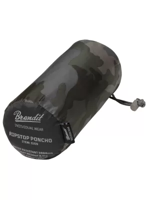 Poncho kišni kabanica BRANDIT RIPSTOP BD3169 TAMNA KAMUFLAŽA