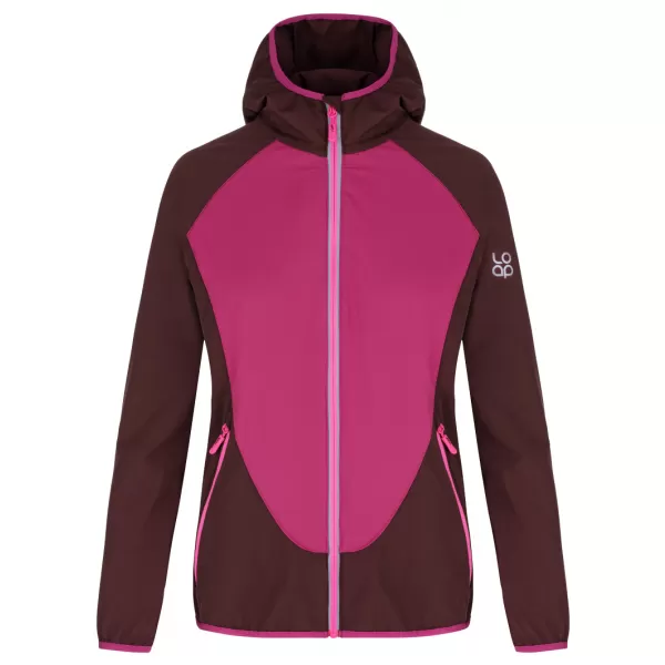  Ženska softshell jakna LOAP URLANA SFW2305 LJUBIČASTA 
