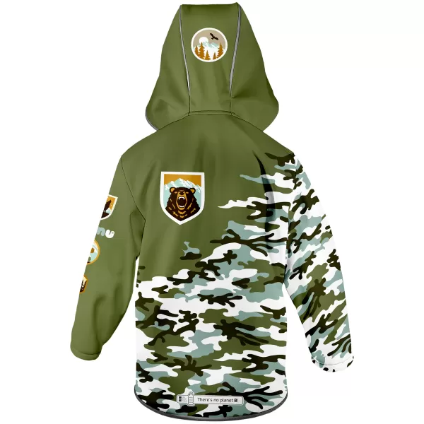  Dječja softshell jakna izolirana WAMU MASKÁČ KAKI 