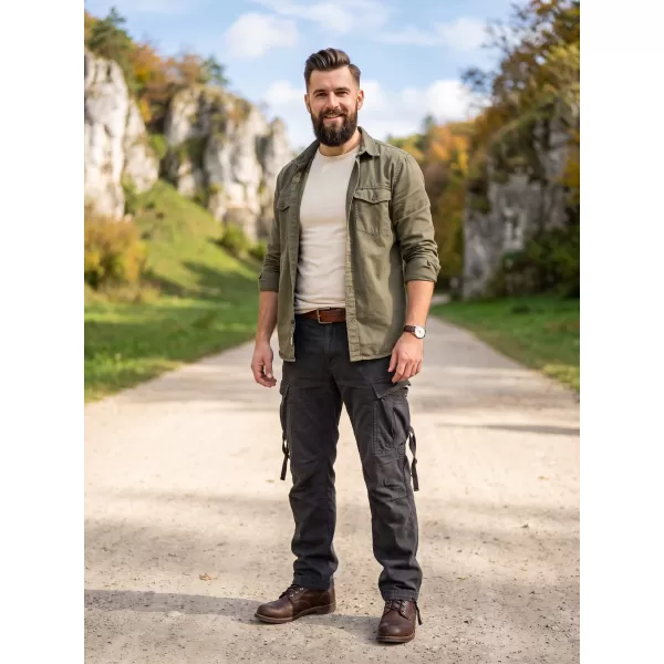  Hlače BRANDIT M-65 VINTAGE CRNI 