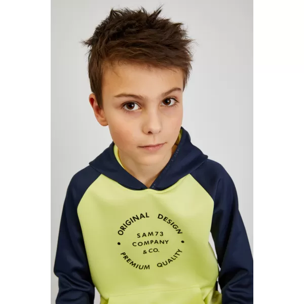  Dječja dukserica SAM 73 DRACO KM 509 ŽUTA BOJA 