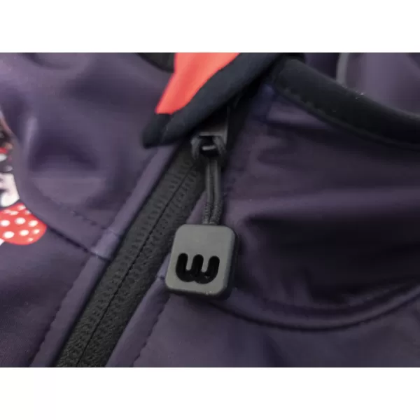  Dječja softshell jakna izolirana WAMU SOVA LJUBIČASTA 
