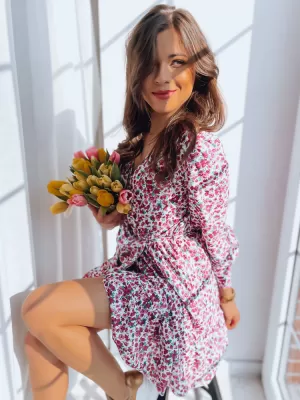 Haljina DSTREET FLOWER VIBES EY2247 BIJELA