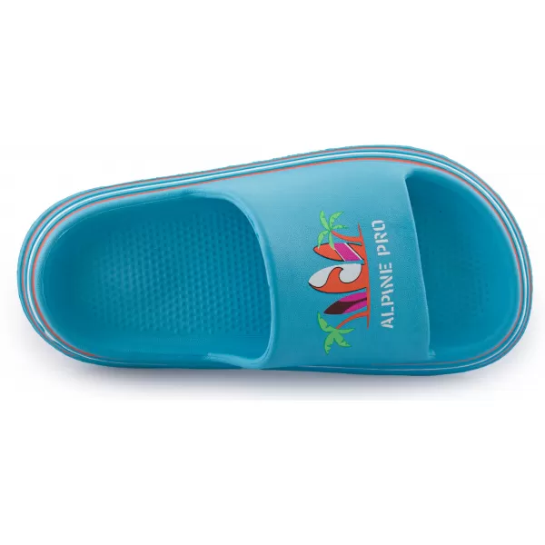  Papuče ALPINE PRO LARINO KBTA375 SVIJETLOPLAV 