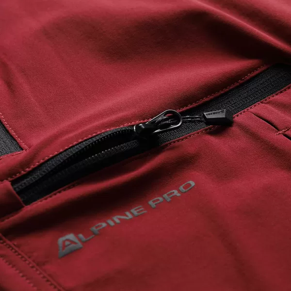  Hlače ALPINE PRO SPAN MPAA631 CRVENI 