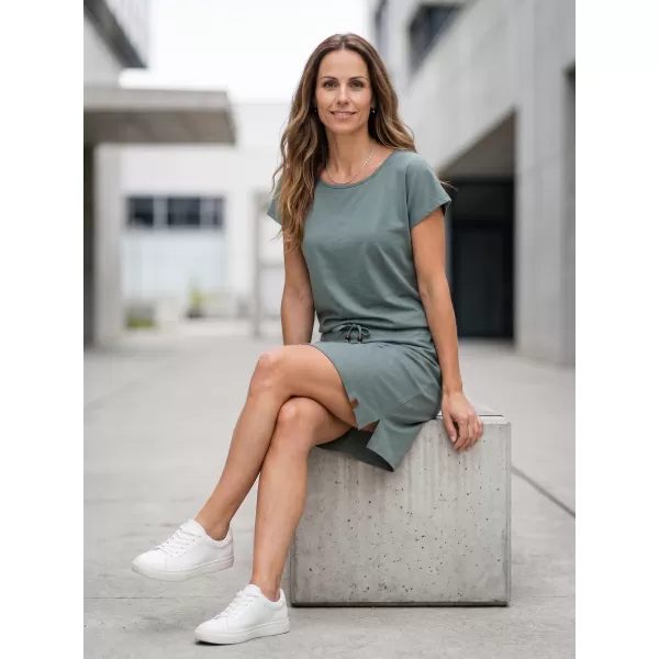  Haljina SAM 73 NORMA WZ 822 ZELENKASTO SIVA 