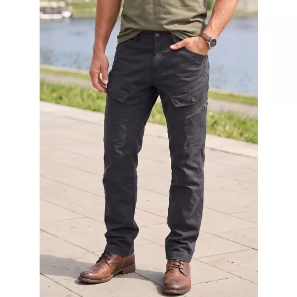  Hlače BRANDIT ADVEN SLIM FIT CRNI 