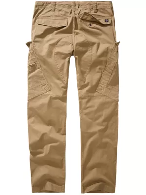 Hlače BRANDIT ADVEN SLIM FIT PJESKOVIT