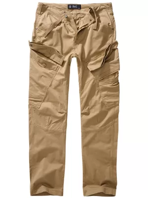 Hlače BRANDIT ADVEN SLIM FIT PJESKOVIT
