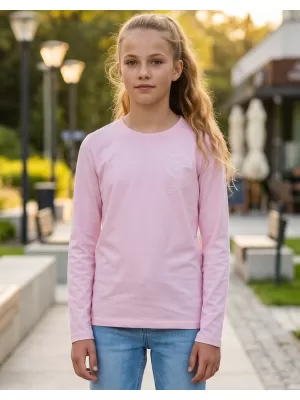 Dječja majica SAM 73 MENSA KT 517 SVIJETLORUŽIČASTA