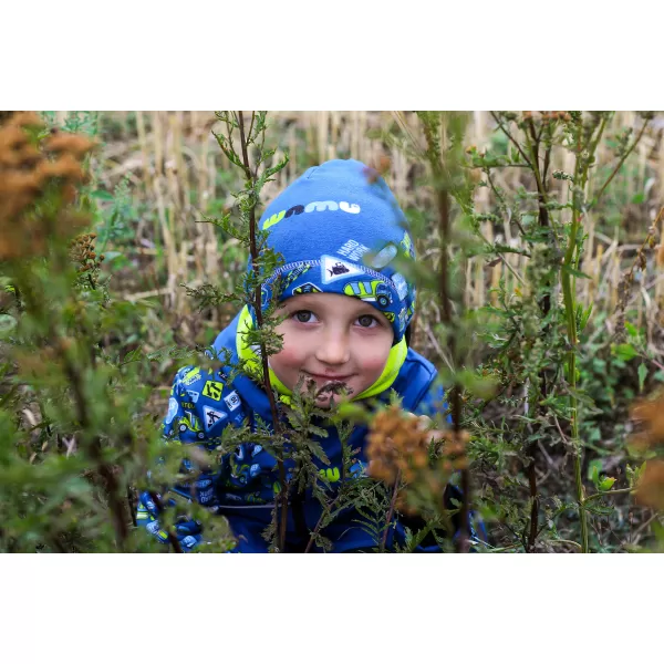  Dječja softshell jakna izolirana WAMU BAGR PLAVI 