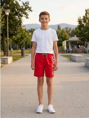 Dječje kratke hlače SAM 73 ROMAN KS 505 CRVENA