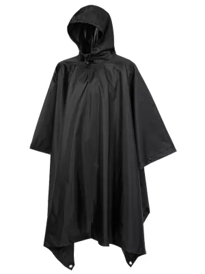 Poncho kišni kabanica BRANDIT RIPSTOP BD3169 CRNI
