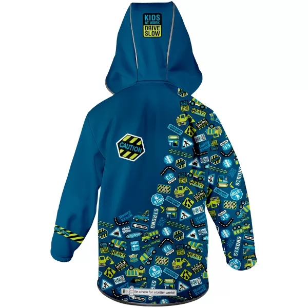  Dječja softshell jakna izolirana WAMU BAGR PLAVI 