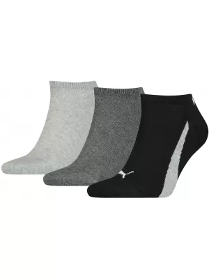 Čarape PUMA UNISEX LIFESTYLE SNEAKERS 3P 90795101 CRNO/BIJELO