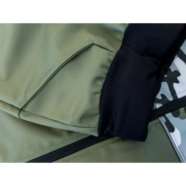  Izolirane dječje softshell hlače WAMU MASKÁČ KAKI 