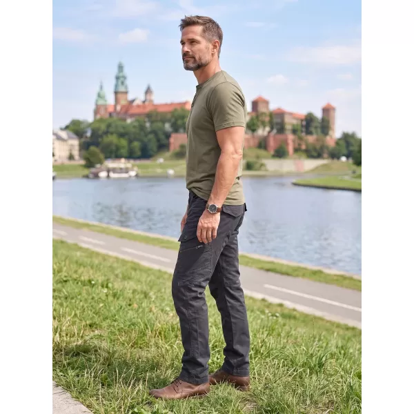  Hlače BRANDIT ADVEN SLIM FIT CRNI 
