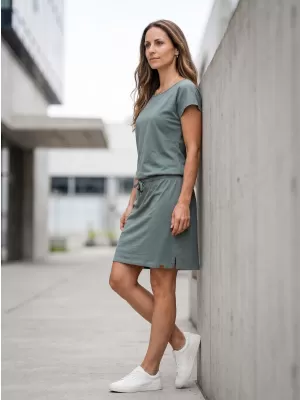 Haljina SAM 73 NORMA WZ 822 ZELENKASTO SIVA
