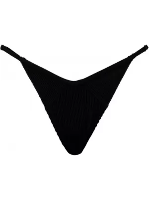 Kupaći kostim PUMA SWIM WOMEN RIBBED TANGA 1P 938068-01 CRNA