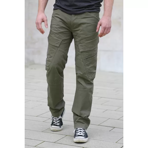  Hlače BRANDIT ADVEN SLIM FIT MASLINA 