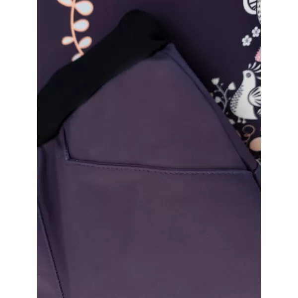  Izolirane dječje softshell hlače WAMU SOVA LJUBIČASTA 